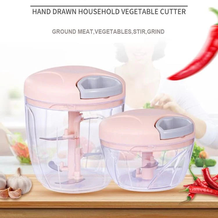 Speedy Chopper 3 Blades & 5 Blades Different Sizes - Manual Hand Pull