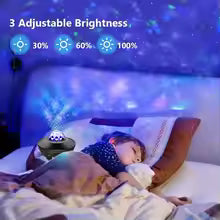 Starry Projector Light Galaxy Seen For Kids, Led Star Projector Star Lights With Remote Control, Night Light Compatible With Alexa &google Bluetooth Speaker, Nebula Projector With Ocean Wave, Christmas Gift For Kids