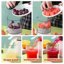 Portable Electric Citrus Juicer Hands-free Rechargeable Orange Lemon Grapefruit Juicer Easy To Clean Juicer Machine | Orange, Lemon Juicer And Squeezer | Juice Extractor | Juice Blender