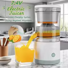 Portable Electric Citrus Juicer Hands-free Rechargeable Orange Lemon Grapefruit Juicer Easy To Clean Juicer Machine | Orange, Lemon Juicer And Squeezer | Juice Extractor | Juice Blender