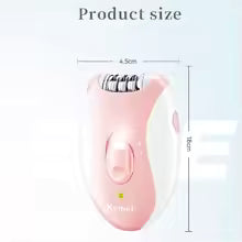 Kemei KM-189A Women Electric Epilator Shaver Rechargeable Lady's Epilator Bikini Body Hair Trimmer Hair Removal Body Beauty Care
