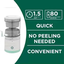 Portable Electric Citrus Juicer Hands-free Rechargeable Orange Lemon Grapefruit Juicer Easy To Clean Juicer Machine | Orange, Lemon Juicer And Squeezer | Juice Extractor | Juice Blender