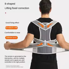Fit Geno Back Brace Posture Corrector for Women and Men, Shoulder Straightener, Adjustable Full Back Support, Upper and Lower Back Pain Relief - Scoliosis, Hunchback, Hump, Thoracic, Spine Corrector