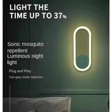 Electronic Mosquito Repellent Night Light Ultrasonic Night Mosquito Killer Lamp Household Nontoxic Electric Mosquito Killer Lamp