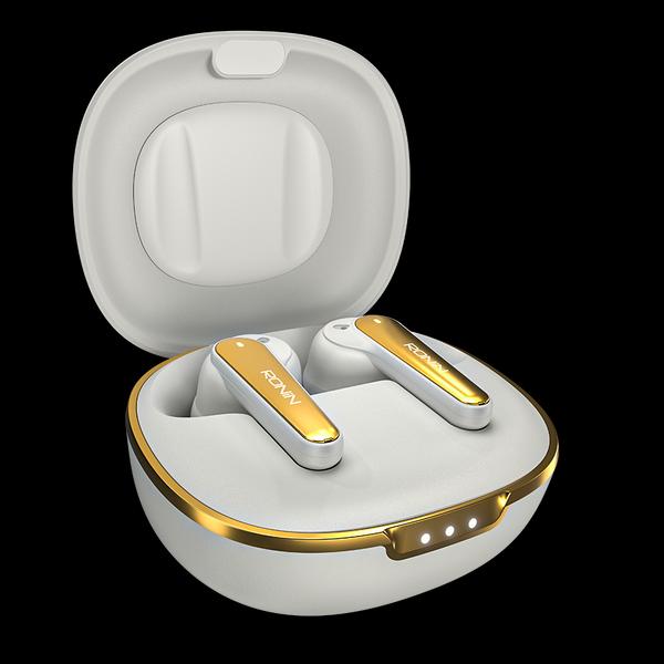 Ronin R‑7065 Eclipse TWS Earbuds – Bluetooth 5.3, Hyper ANC, 6 Hr Playback, 80 Hr Total, Quad‑Mic ENC