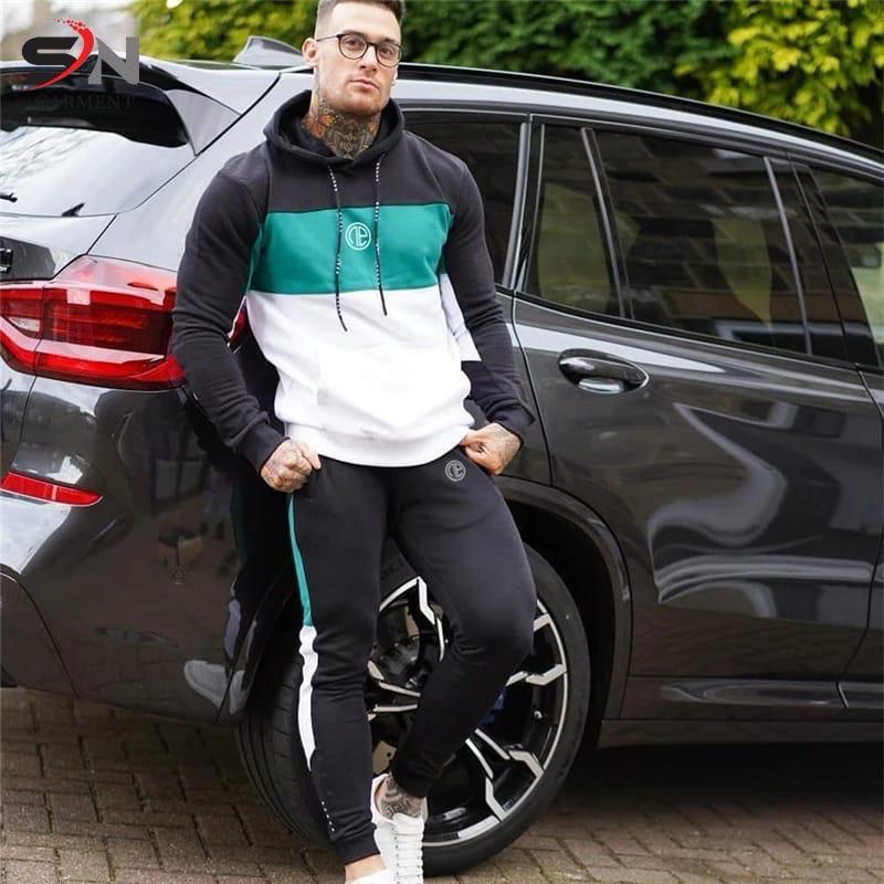 Contrast Panel Track Suit