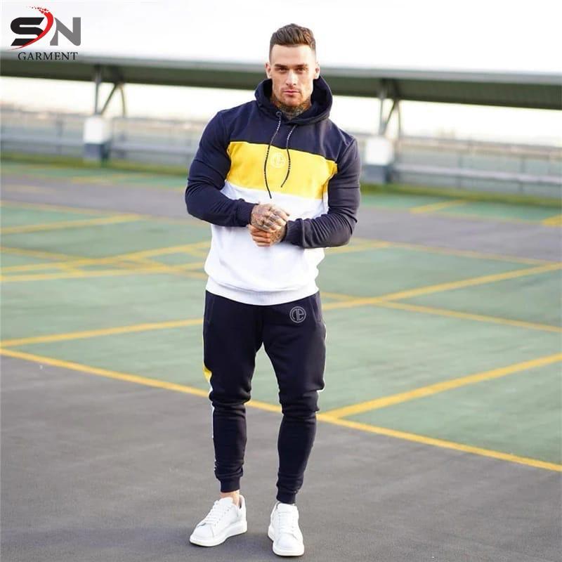 Contrast Panel Track Suit