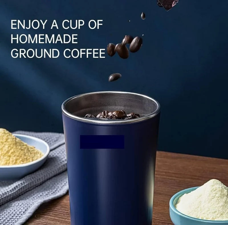 Electric Spice and Coffee Grinder Stainless Steel Bowl - Heavy Motor