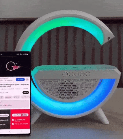 Led Wireless Charger Speaker
